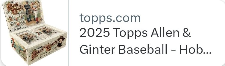 Back in stock 👇 #TOPPS #AD

$1559.99 : bit.ly/3LdkYfg