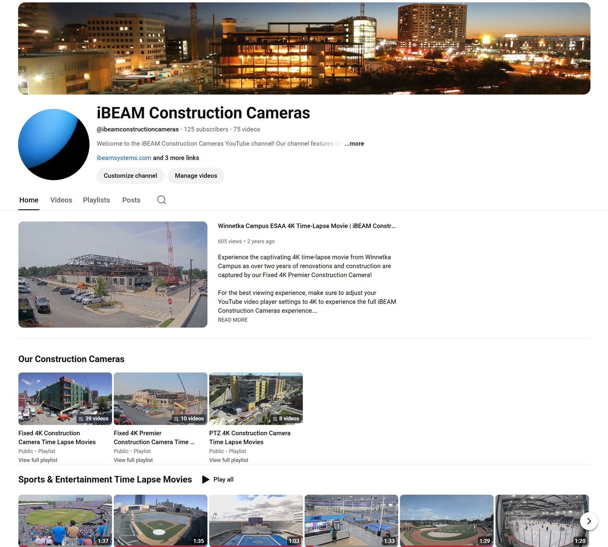 Take a moment to check out our #YouTube channel, which is chock-full of #timelapse movies from #construction projects big and small across North America: buff.ly/6DIw45a 

Don't forget to subscribe!