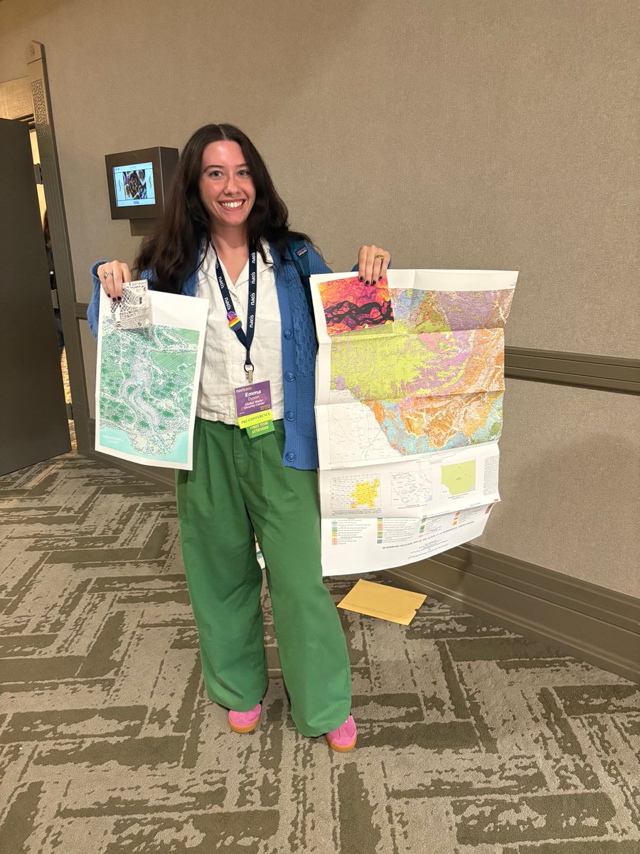 GWSCatUA's tweet image. GWSC Cartographer Emma Dyson showcased her map “Control at the Source” at the NACIS Annual Meeting in Louisville, learning new 3D mapping and design techniques while connecting with cartographers from across the U.S. and abroad. 🗺️ 💦

#GWSC #Cartography #MapDesign #DataViz