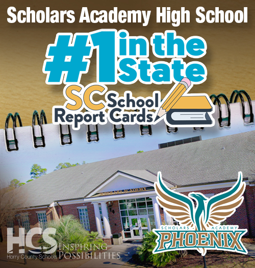 Congratulations to HCS Scholars Academy High School!
The school earned a 99.7 out of 100 on this year’s state report card — ranking #1 among all 1,309 schools in South Carolina.
#InspiringPossibilities