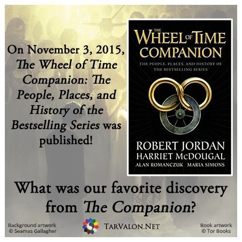 TarValon's tweet image. What was your favorite Companion discovery?

#TwitterOfTime #TarValonNet #BookTwitter