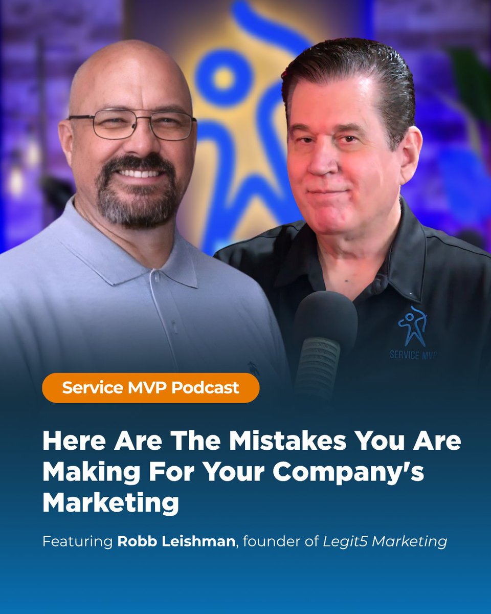 JoeCrisara's tweet image. Robb shares powerful insights on how genuine connection, trust, and authentic storytelling can transform your marketing and your business.

Link: youtu.be/o5DvVUbSPdQ

#Podcast #ContractorSuccess #HomeService #ServicePro #Marketing #Branding #AI