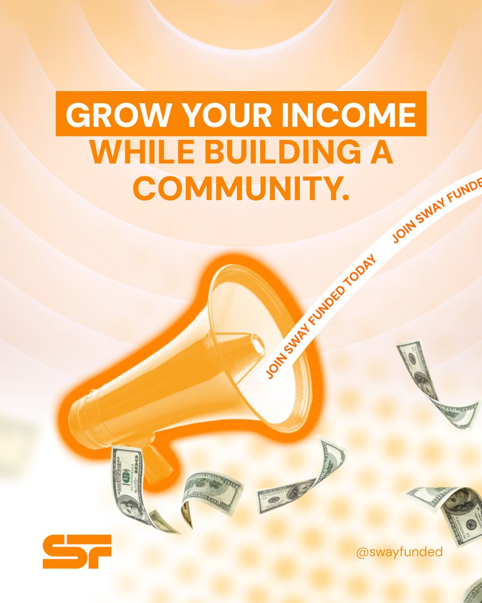 SwayFunded's tweet photo. Sharing pays. Build your own stream helping others reach their dream.
#SwayFunded #SwayAffiliates #PassiveIncome #FinancialFreedom #HelpOthersSucceed #IncomeStream #WealthBuilding #MoneyMindset #GrowTogether https://t.co/CRZ0c0ObIa