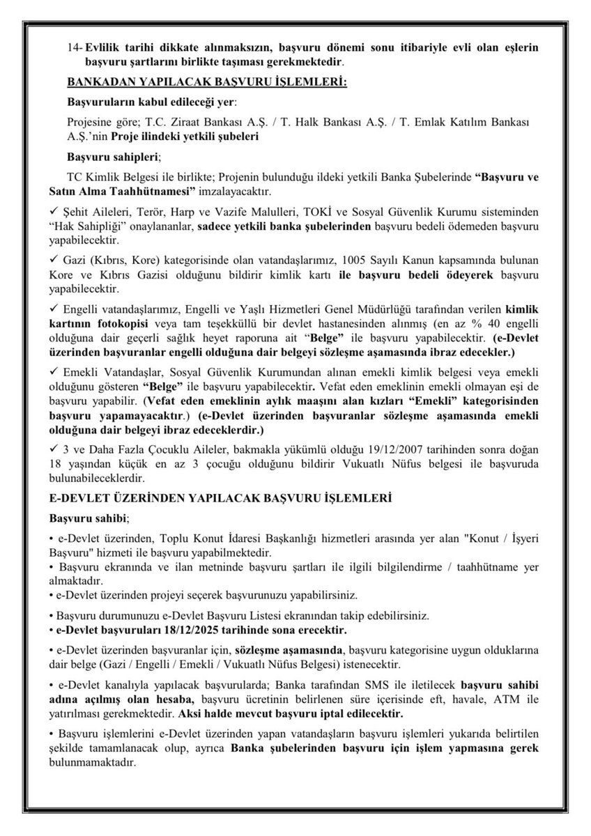 500.000 Sosyal Konut Projesi Tanıtım Formu (Tamamı)