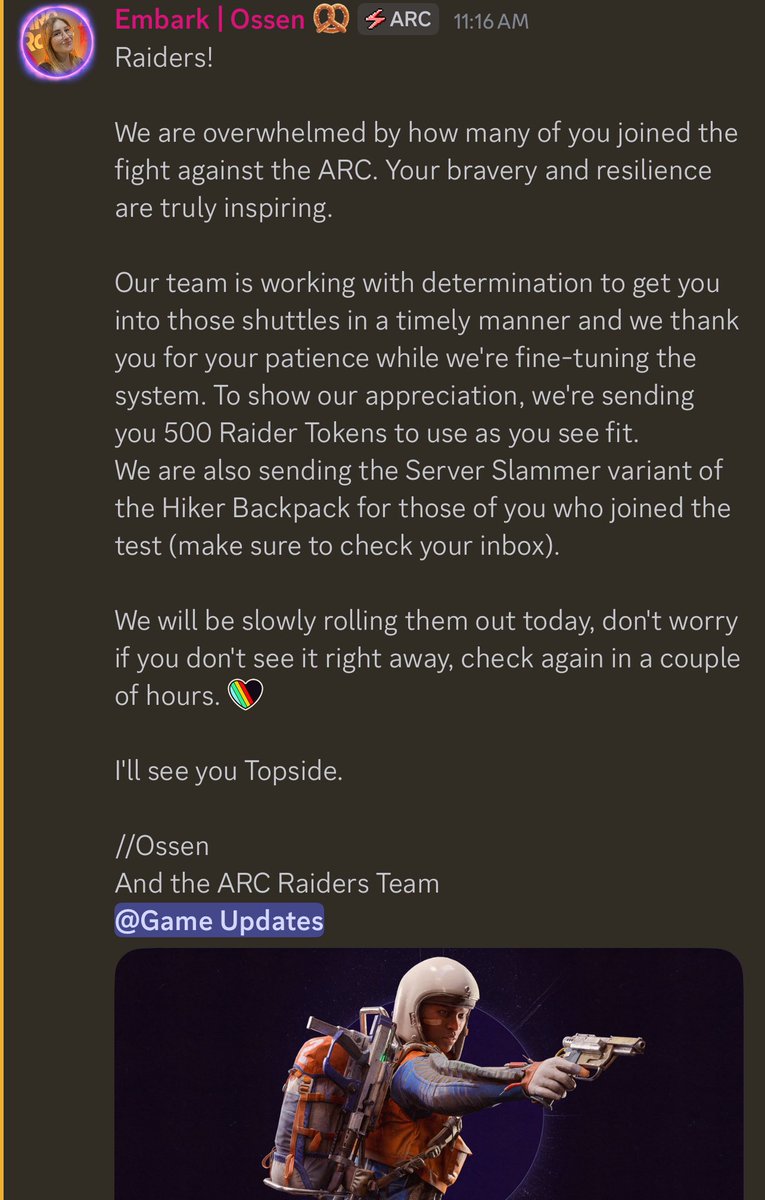 Gaming done right <a href="/ARCRaidersGame/">ARC Raiders</a> who doesn’t love free?