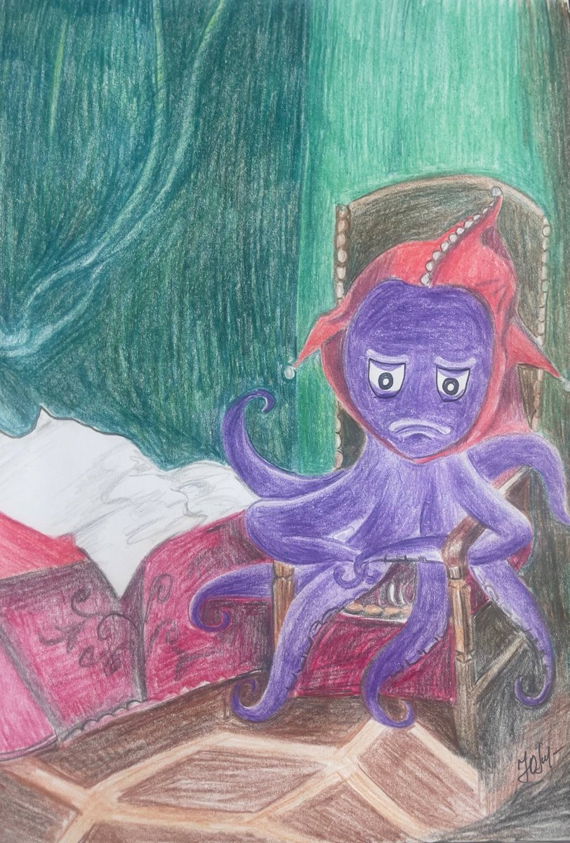 BrowskiMM's tweet image. - Behind every smile, there’s a story untold. 🎭 Sometimes, even jesters carry the heaviest hearts — but that’s what makes them human… or maybe, beautifully unique. 💜 
@re 
#EmotionalArt #DeepThoughts