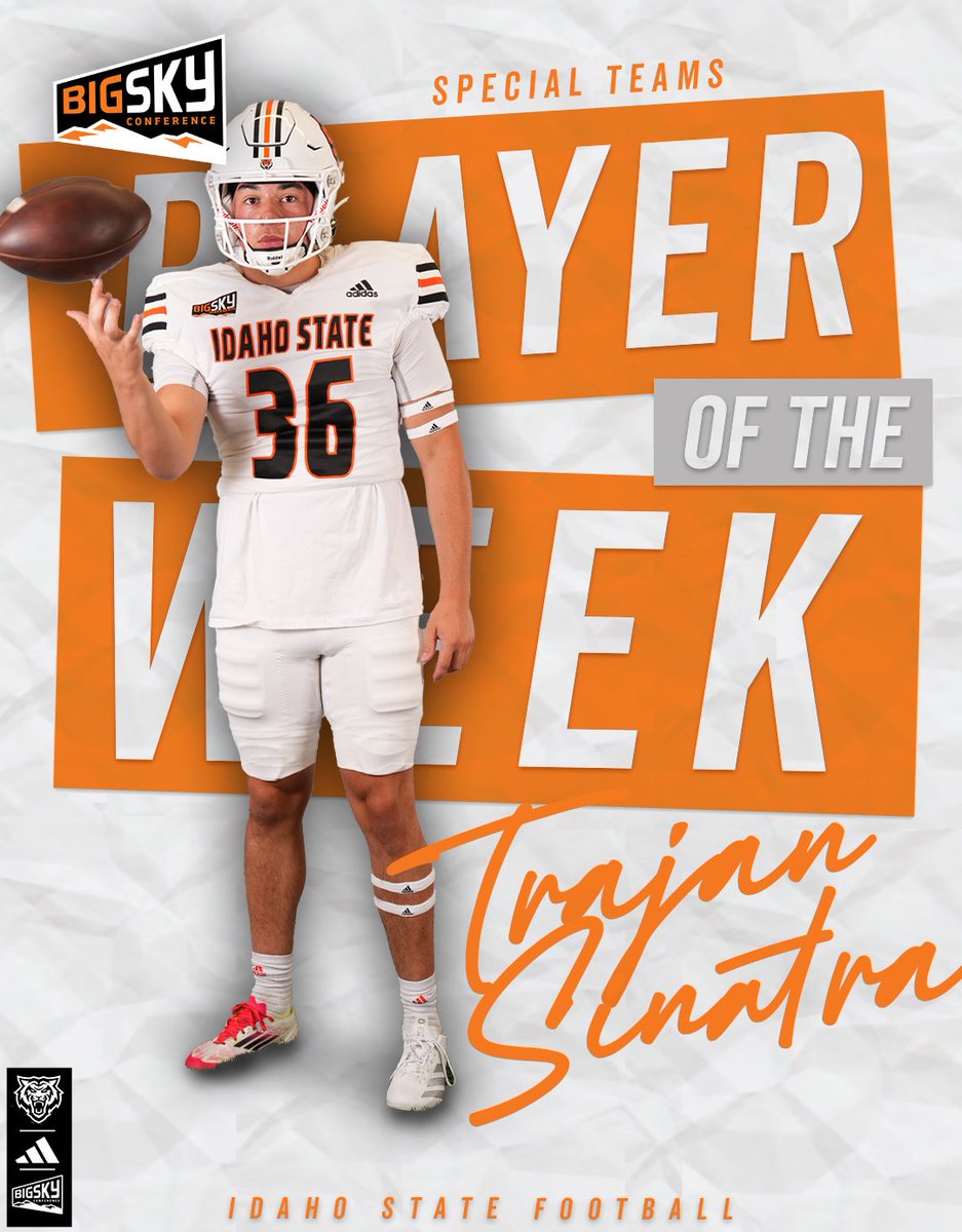 Ice in his veins. ❄️🏈

✅ 50-yard game-winning FG (0:52 left)
 ✅ Perfect 6-for-6 on scoring attempts
 ✅ 11 total points
 ✅ 4th career Big Sky weekly honor (ISU Single-season record)

#RoarBengalsRoar