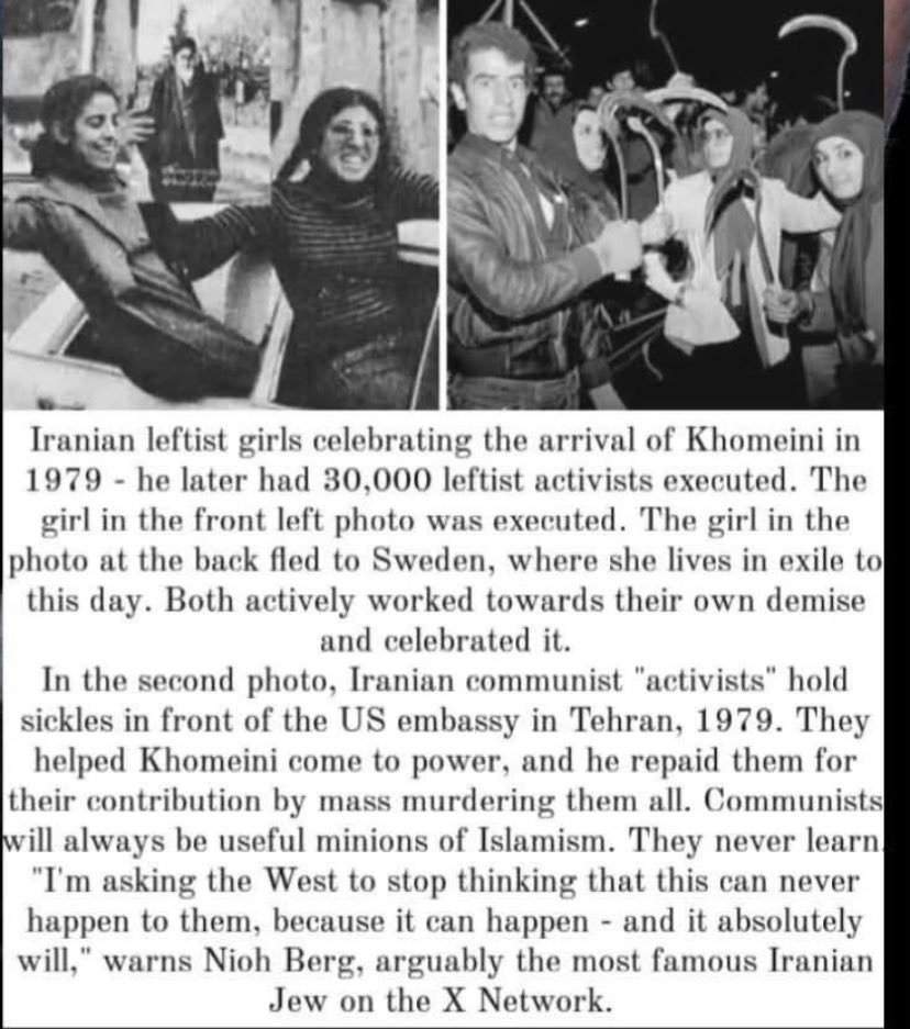 Sad.  The left never learns from actual history that some of the things they support may actually be dangerous.