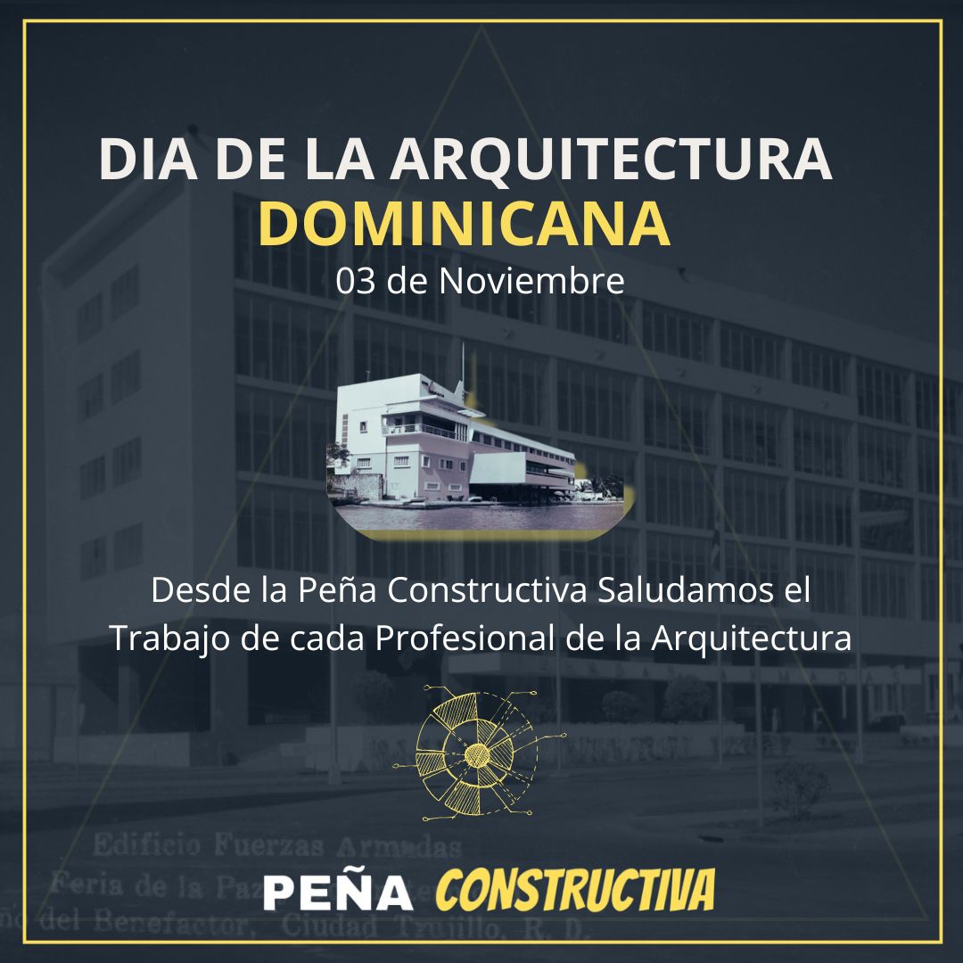 Saludar el trabajo de todos los #Arquitectos dominicanos, que con #TechosVoladores o #ColumnasQueSostienen realizan su aporte al país. 

¡Súmate!