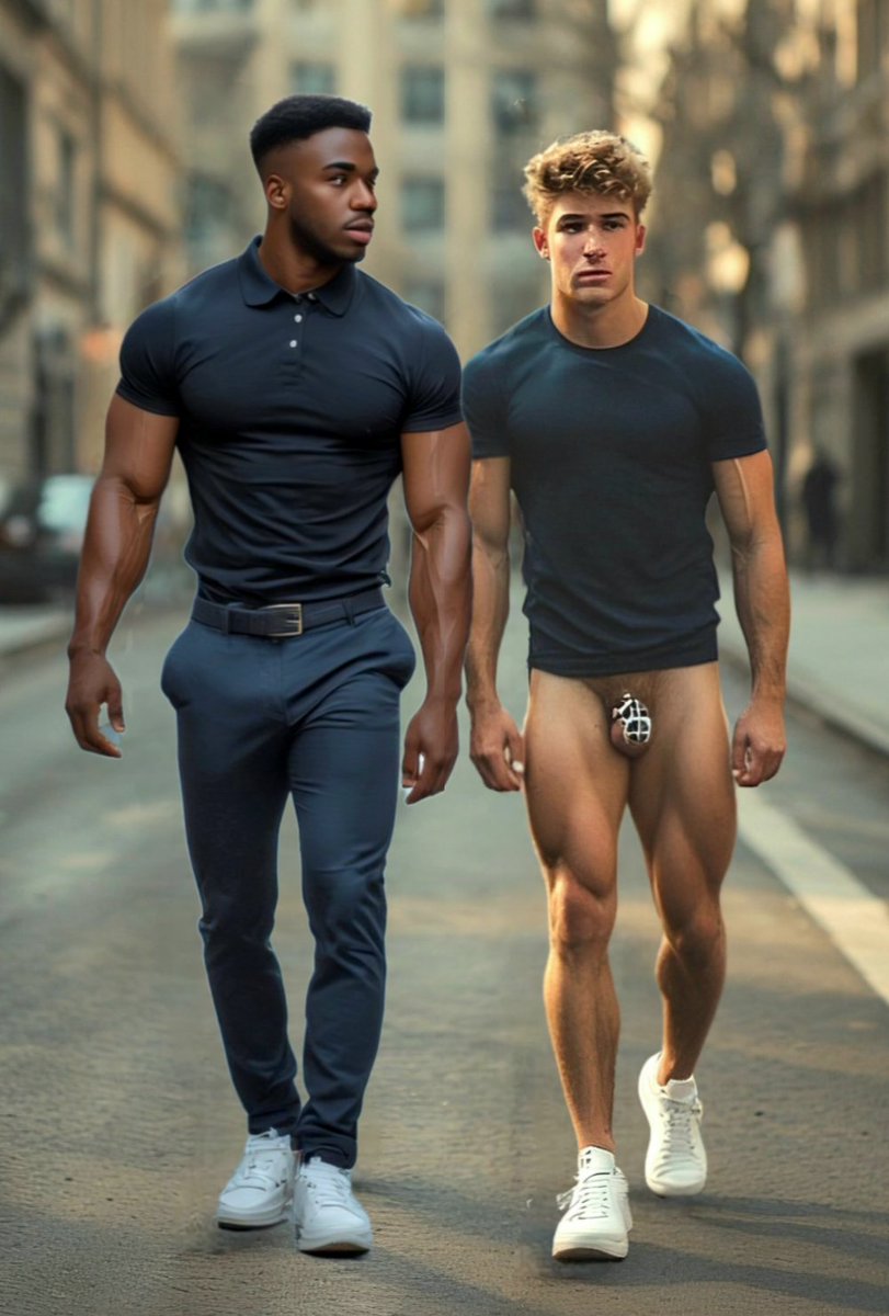 In the second half of the 21st century, as more and more communities declared themselves 'clothes-optional', many Doms who were into #humiliation took to forbidding Their subs to ever wear clothes, at least from the waist down.

#FFash 1
#gayBDSM