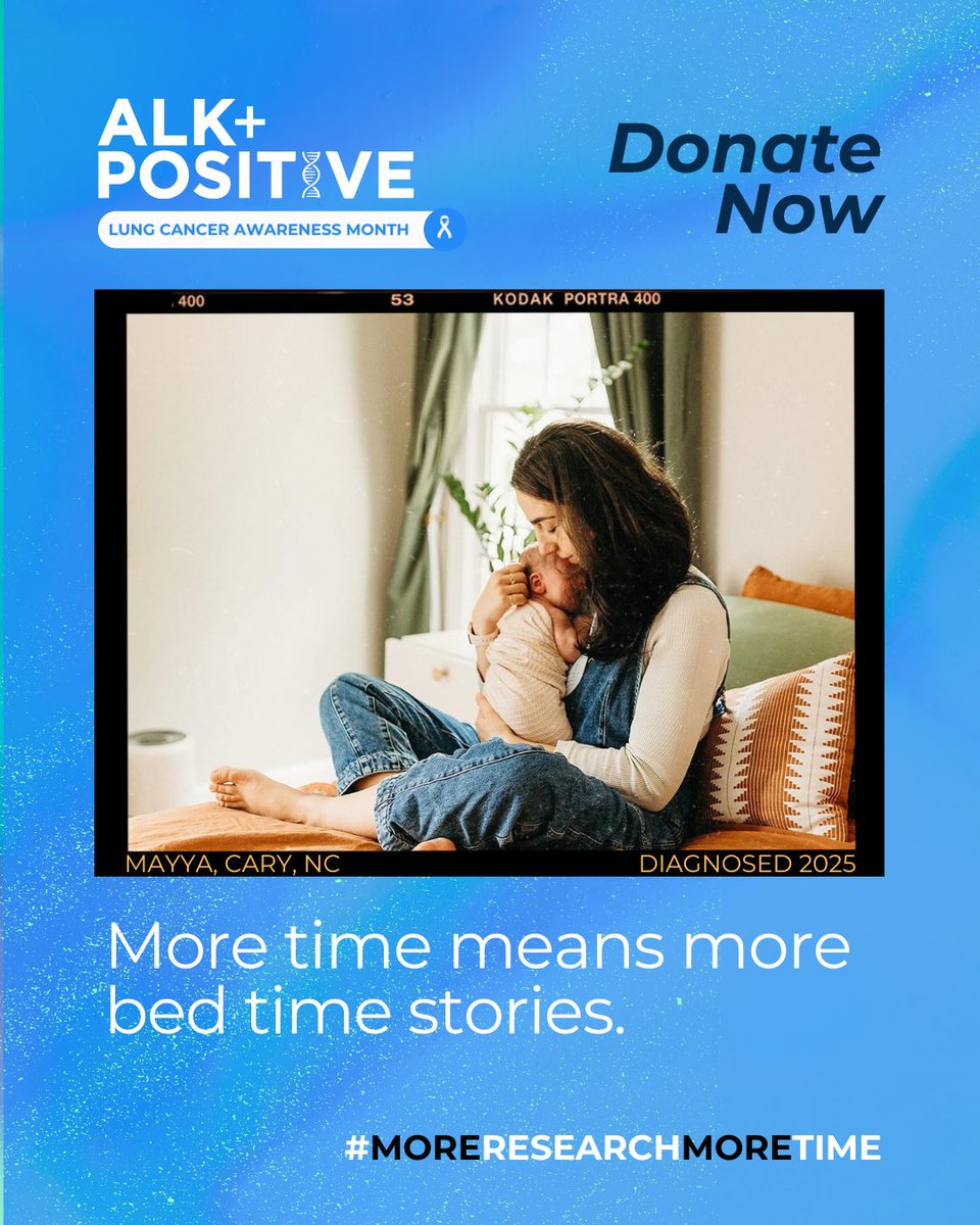 ALKPositiveinc's tweet photo. What would you do with more time?
This LCAM, we’re raising funds for research to give families like Mayya’s more time for laughter, cuddles, magic, love, and much more.
What would you give for more time?
Donate today>https://t.co/c4GjQWgH26 #MoreResearchMoreTime #LCAM25 https://t.co/aQTw8CqMFR