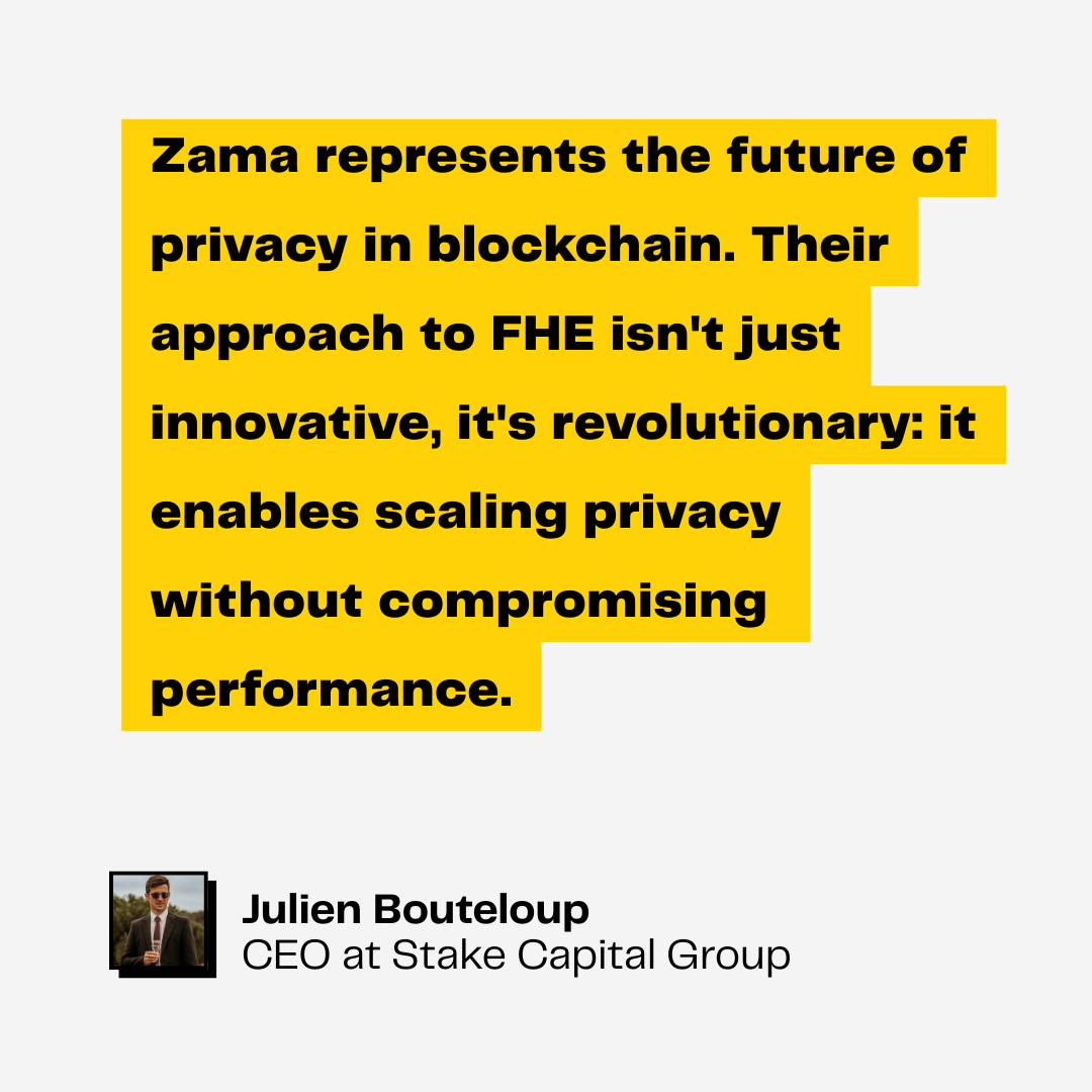 web3drexx's tweet image. Zama S4 Creator program just got started.... And I&apos;ll be showing up

Now @zama announced their next genesis operator: @StakeCapital.

Stake Capital Group is a group run by blockchain, DeFi, and AI pioneers, standing at the intersection of traditional industries and blockchain…