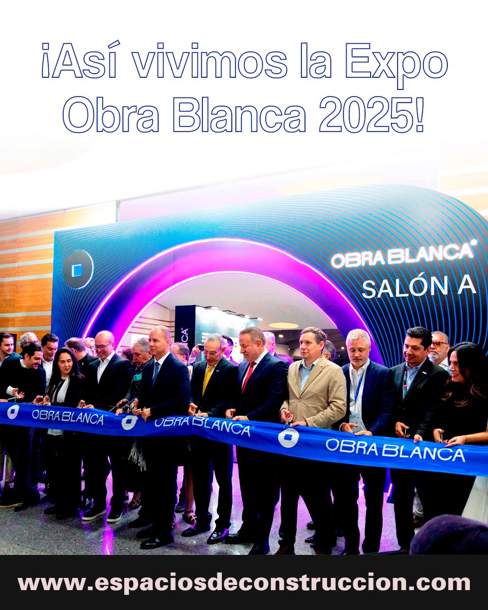 Espacios_Arq's tweet image. ¡Así vivimos @ObraBlancaExpo 2025! 👷

3 días de innovación y grandes alianzas en el corazón de la industria de la construcción y la arquitectura.

En Espacios seguimos conectando marcas con arquitectos, constructores, desarrolladores e ingenieros en México.

#RevistaEspacios