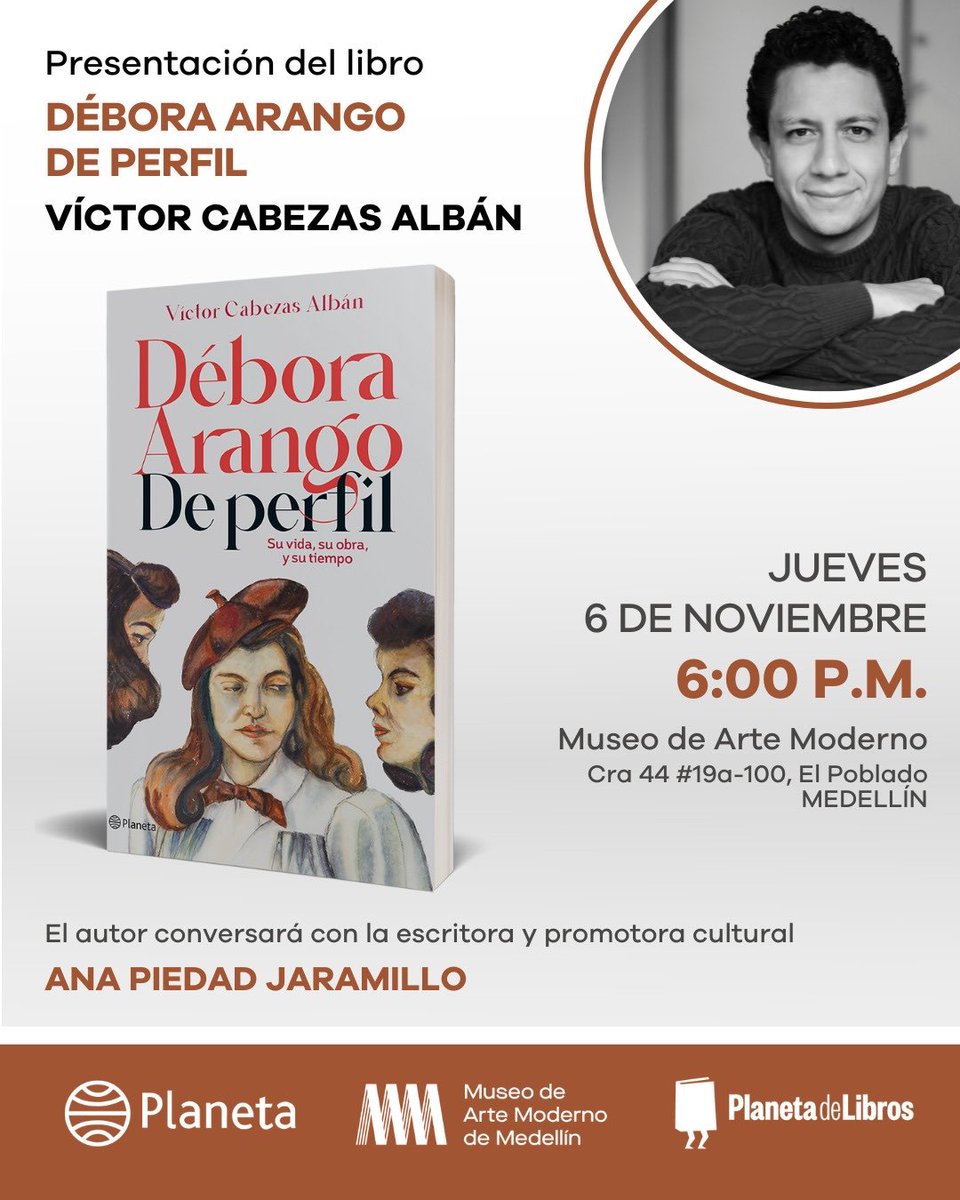 Estoy terminando de leer el libro Débora Arango —de perfil—, del abogado, escritor e investigador Víctor Cabezas Albán (<a href="/vdcabezas/">Víctor Cabezas Albán</a>). Tiene detalles desconocidos de la artista plástica antioqueña con más renombre del último siglo. Una Débora irreverente, satanizada por Laureano y