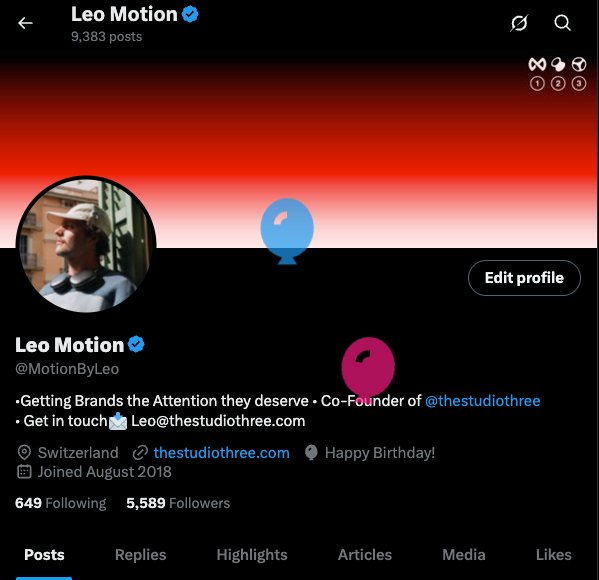 Leo Motion tweet media