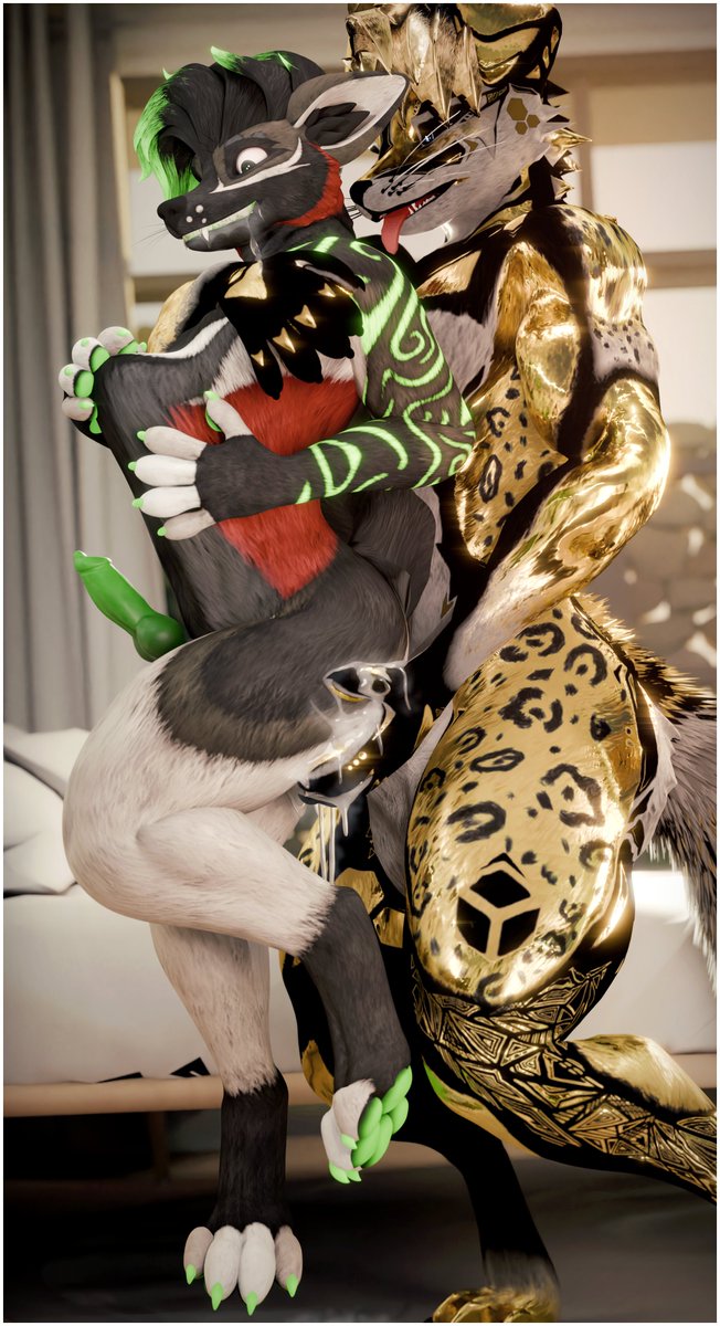 CW : BULGE 
Fully in ! 
FT. <a href="/DDTGhost/">DDTGhostAD🔞</a> &amp; @varahfox

#Canis #Rexouium #Nsfw #Vrchat #Blender 
[Support me on Patr3*n]