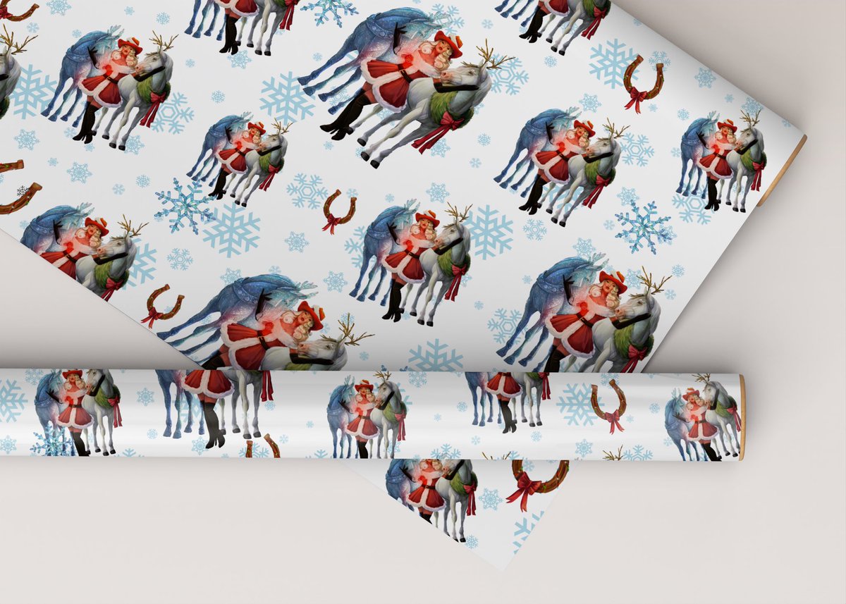 FindingNandy's tweet photo. We just released our Beyonce' Cowboy Carter inspired Christmas gift wrap sheets! Each order comes with 2 LARGE (32x 21") sheets #beymas #beyonce #beyhive https://t.co/xAjlXlyhUi