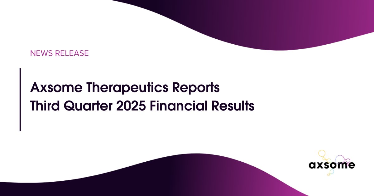 Axsome Therapeutics tweet media