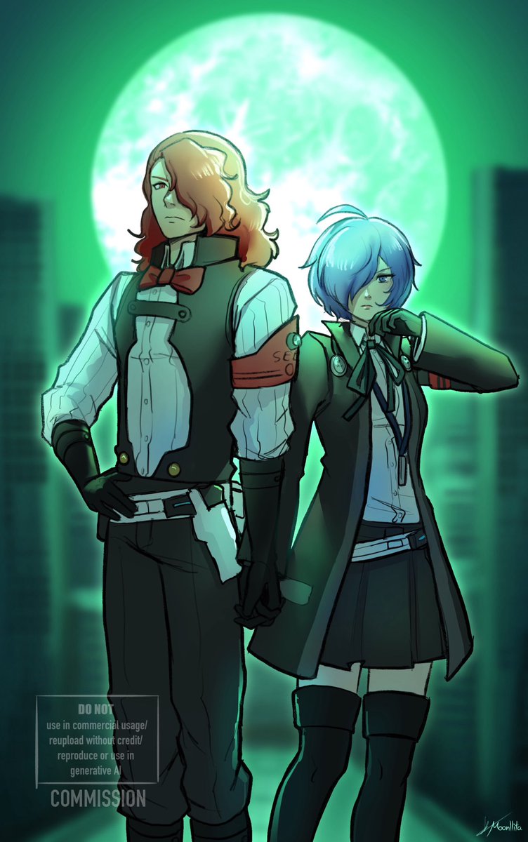 Mitsuru and Makoto genderbend c0m for <a href="/AbyssalHermit/">Abyssal Hermit</a>