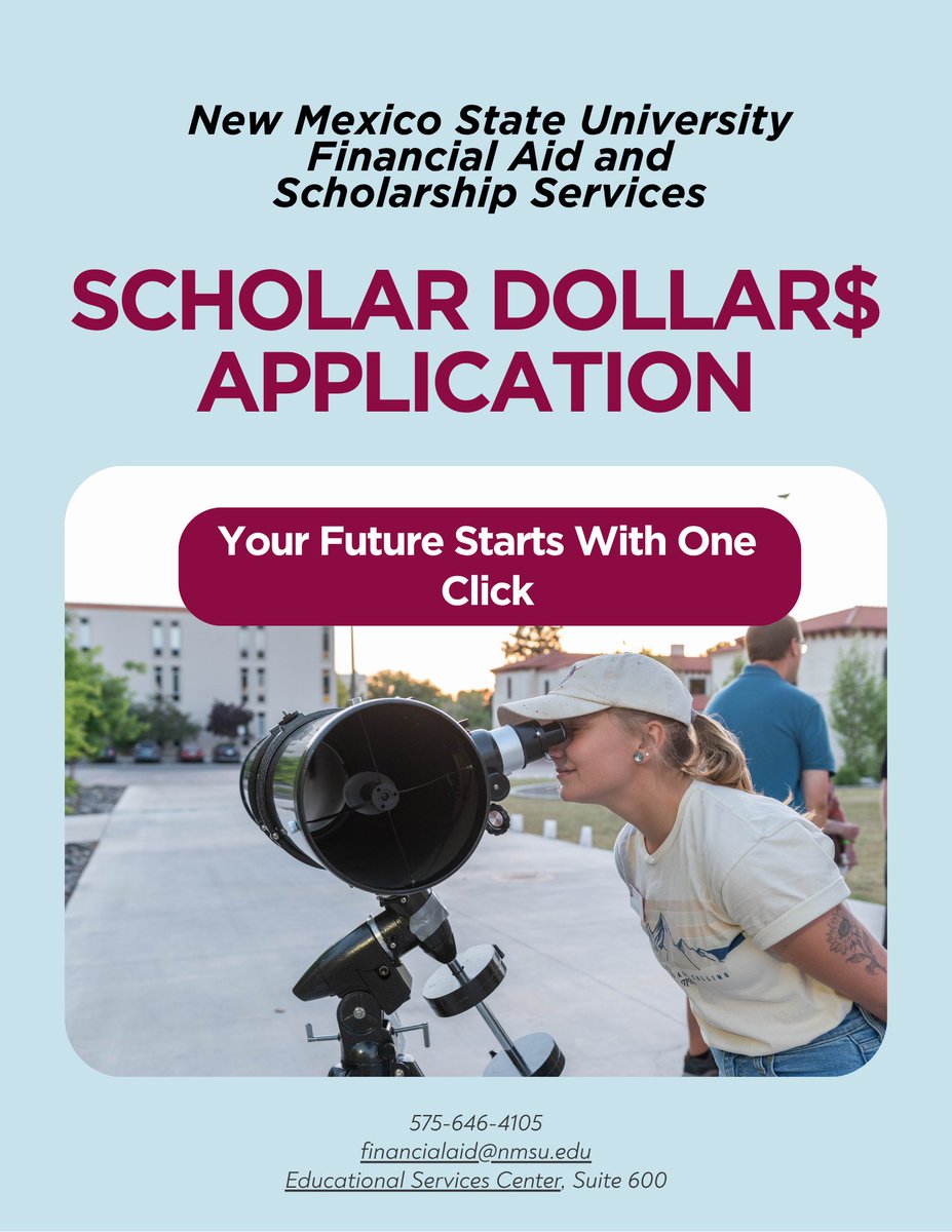NMSU Financial Aid & Scholarship Services tweet media