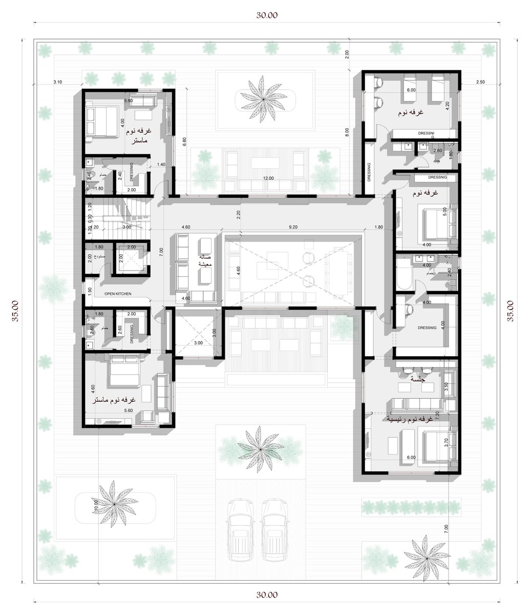 بسم الله .
يعز عليا ان انشر تصاميم مكتملة ارضي + اول لكن ما ارفض لكم طلب .. الكثير طلب مني الدور الاول لهذا التصميم . واقول تم وابشرو ..