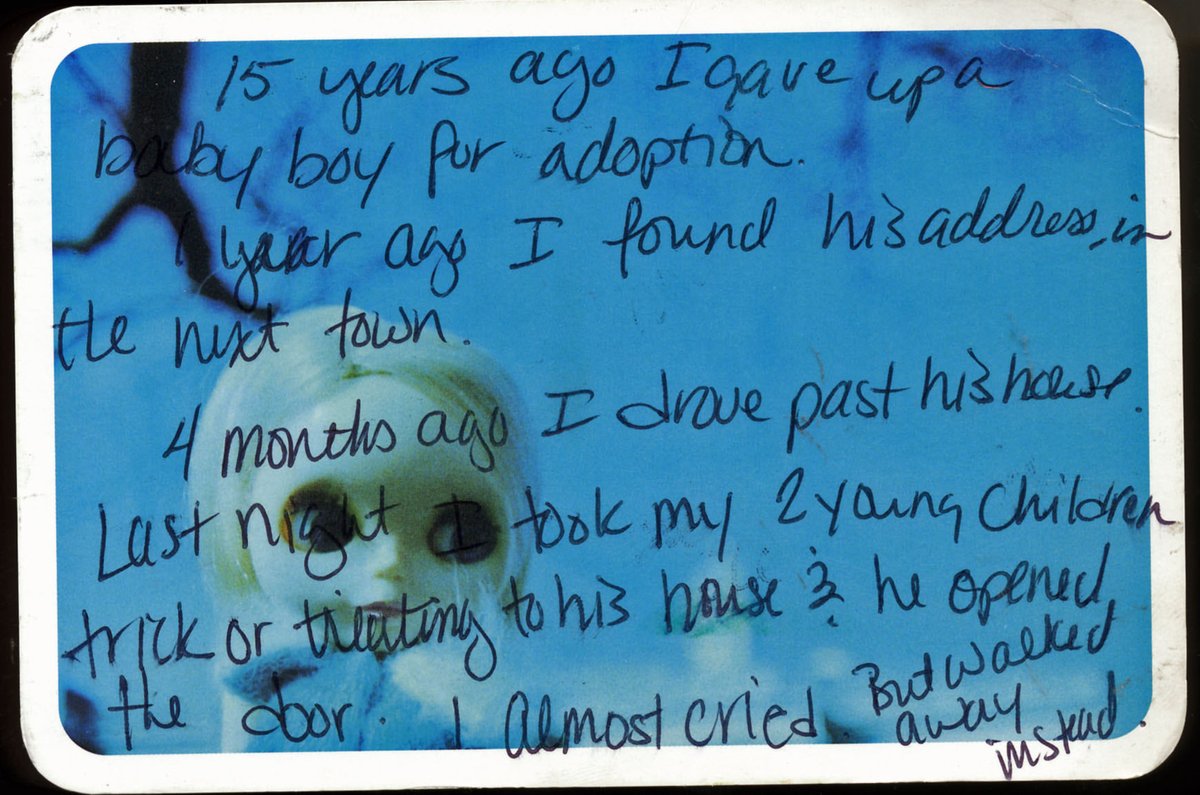 postsecret's tweet image. #postsecret