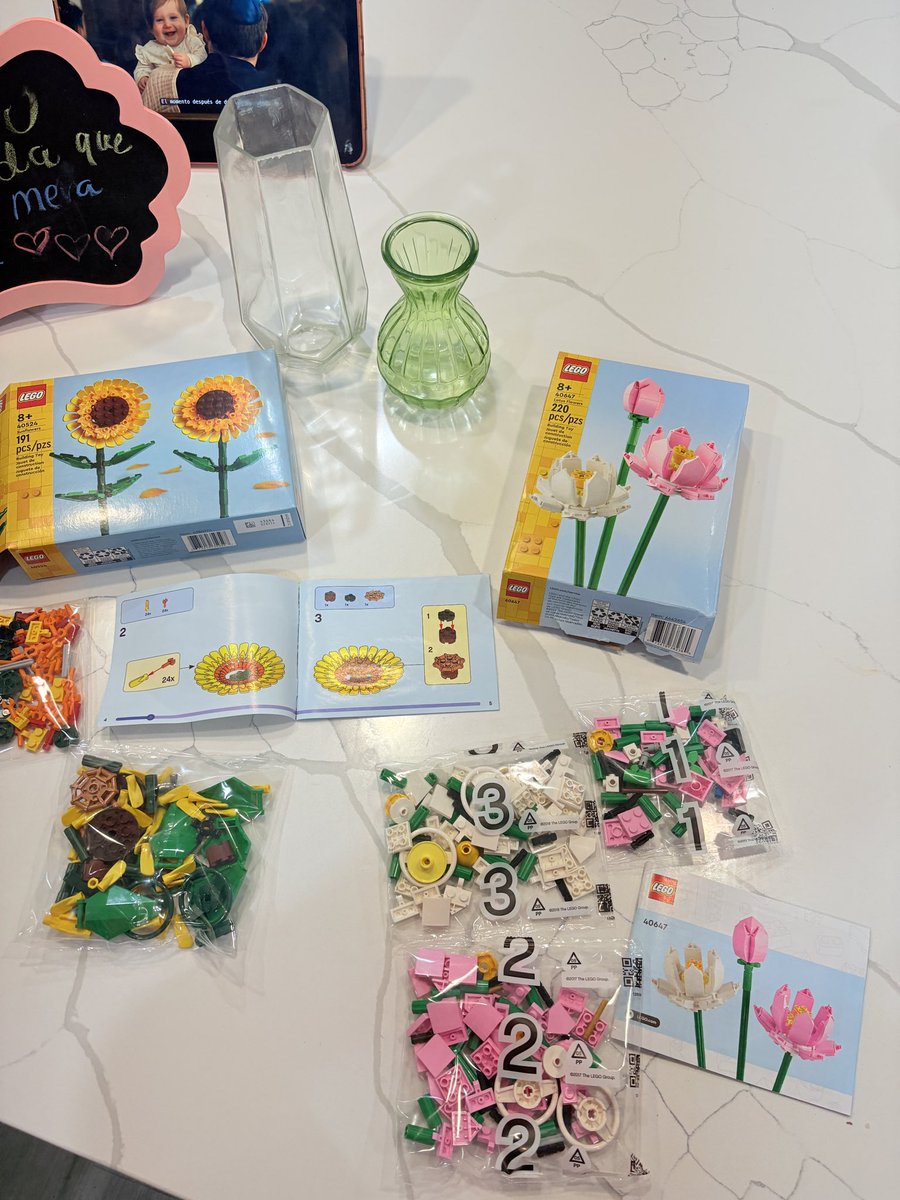 lolagrate's tweet photo. Nuevo hobby desbloqueado: lego flowers https://t.co/nSlDMykrsL