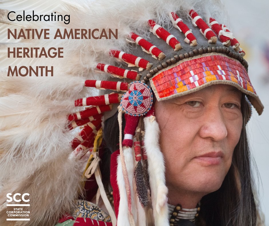 This Native American Heritage Month, the SCC celebrates and recognizes the cultures and people of Virginia’s tribal nations. scc.virginia.gov #NativeAmericanHeritageMonth #NativeAmerican