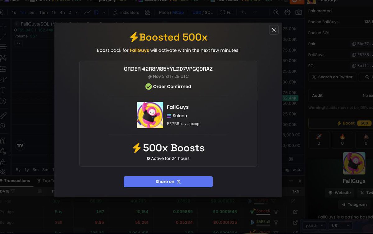 fallguysdotfun's tweet image. 500X boost for y’all!