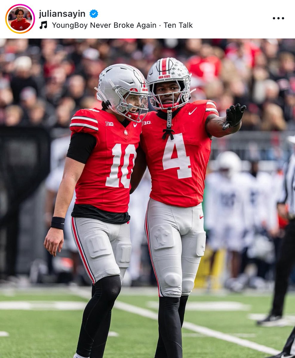 Julian Sayin has upgraded from Maroon 5 to YoungBoy

I fear there’s no stopping him now