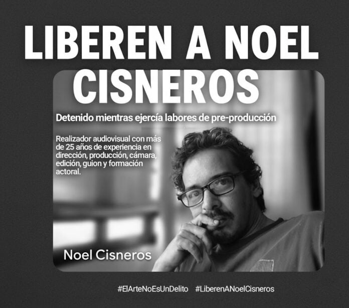 ReporteYa's tweet image. #3Nov #Detenciones
Noel Cisneros, cineasta y docente de la UCV, cumple su cumpleaños en situación de desaparición forzada junto a Katiuska Castillo, Ingrid Briceño y Marcela Hernández, detenidos por el SEBIN desde el #31Oct en Tocorón mientras realizaban la preproducción de su