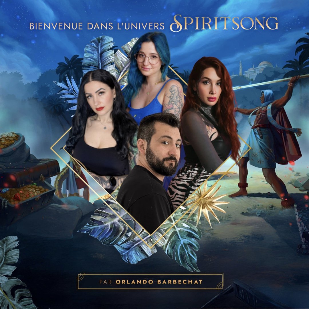 Pour leur toute première fois, <a href="/Khalamite_off/">Khalamite</a> et <a href="/Selena_Moondust/">Selena Moondust</a> jouent à D&amp;D avec <a href="/therealkax/">Kax</a> dans le premier Actual Play dans l'univers de Spiritsong animé par l'incroyable <a href="/lenroleur/">L'enrôleur</a> !

Rendez-vous mardi 11 novembre sur notre chaîne youtube 🧙🏻‍♂️💙