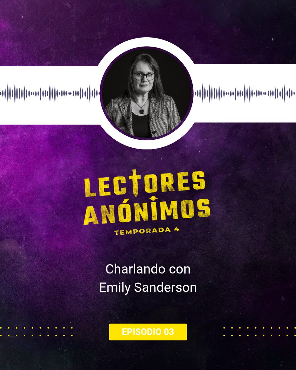 Nos hace muchísima ilusión presentaros el programa de esta semana. Durante el #festivalcelsius232  tuvimos la suerte de entrevistar a Emily Sanderson, co-presidenta de @dragonsteelbooks 

¡Esperamos que os guste tanto como nos impresionó a nosotros!