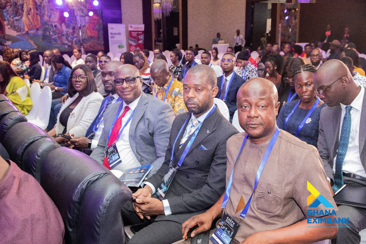 geximgh's tweet photo. At #CACFO2025, GEXIM CEO Hon. Sylvester Adinam Mensah shared insights on profit, risk &amp; scalability, stressing that “true scalability begins with collaboration.” 
#GEXIM #FinanceLeadership #AfricaFinance https://t.co/dLrXchl0eu