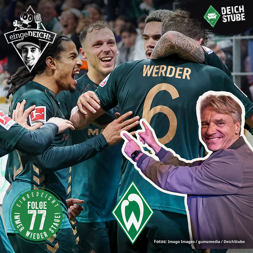 Immer wieder Jens #Stage! Und sonst, #Werder? Die neue Folge der DeichStube-Podcast-Show <a href="/eingeDEICHt/">eingeDEICHt - die Werder-Show</a> ist da!

🎬: tinyurl.com/2bbm7vua
🎧: tinyurl.com/35yj3npp