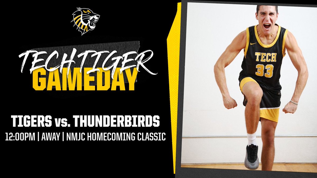 TechTigersMbb's tweet image. 🚨‼️GAMEDAY‼️🚨
(1-0) Overall (0-0) Conference 
Quick turnaround today after a Win Yesterday. Were Fired UP‼️
New Mexico JC Homecoming Classic 

🆚NMJC (RV) (1-0,0-0)
⏰12PM MT 
📺 youtube.com/@tbirds65?si=e…

Tune in and support Tiger Nation‼️

#respectthetech #strengthinnumbers