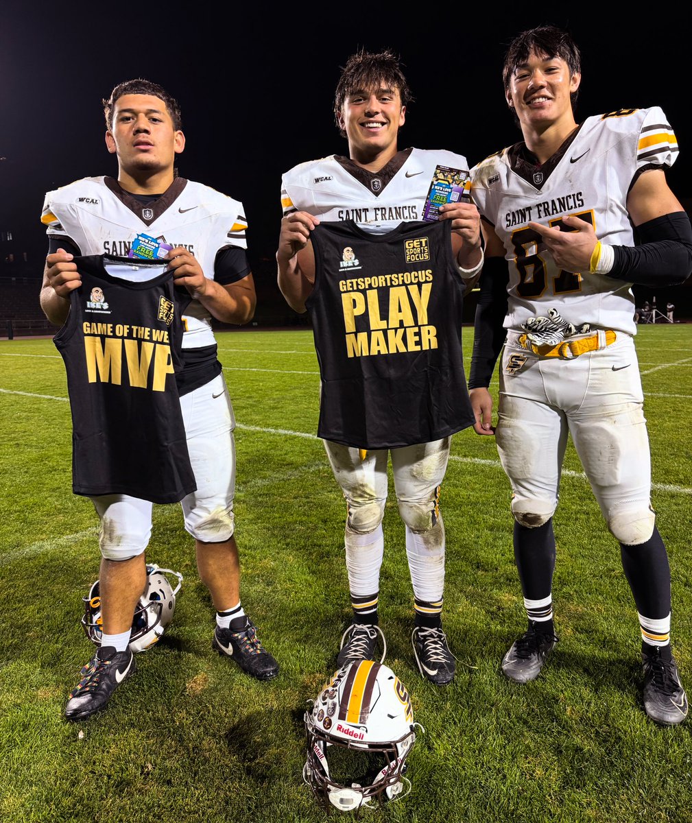 #FutureCardinal 🤓🌲★★★ LB
<a href="/CahoonChase/">ChaseCahoon 3⭐️</a> with two other potential future <a href="/StanfordFball/">Stanford Football</a> recruit’s sophomores <a href="/MilesDaySports/">Miles Day</a> and <a href="/Motukeanaaina/">Motu Keanaaina</a> 

📺 FULL GAME RECAP youtu.be/yGFLzKM9GFU?si…
<a href="/sfhsathletics/">Saint Francis HS</a> vs <a href="/SHCathletics/">Seamus</a> 

✅ Follow <a href="/GetSportsFocus/">GetSportsFocus</a>