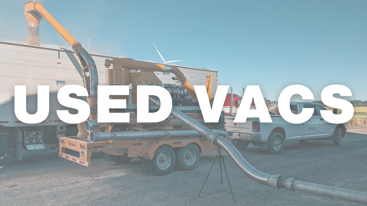 Looking for a used Agri-Vac?
We’ve got a selection of used vacs available!

Check them out on our website: walinga.com/pneumatic-conv…