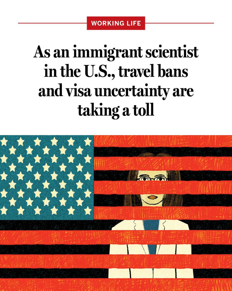 ScienceCareers's tweet image. As an immigrant scientist in the U.S., travel bans and visa uncertainty are taking a toll

“I began to question whether I truly belonged,” this #postdoc writes. bit.ly/4ovy85w