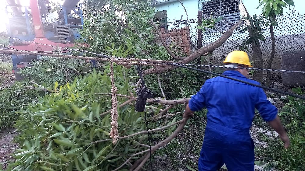 📌 Otra jornada de trabajo intenso de nuestros trabajadores artemiseños 👷🏽💪 en la provincia de Guantánamo 🤝, donde apoyan las labores de recuperación de los servicios de telecomunicaciones 🛜📶.
#Melissa 🌀
#EtecsaConCuba 🇨🇺