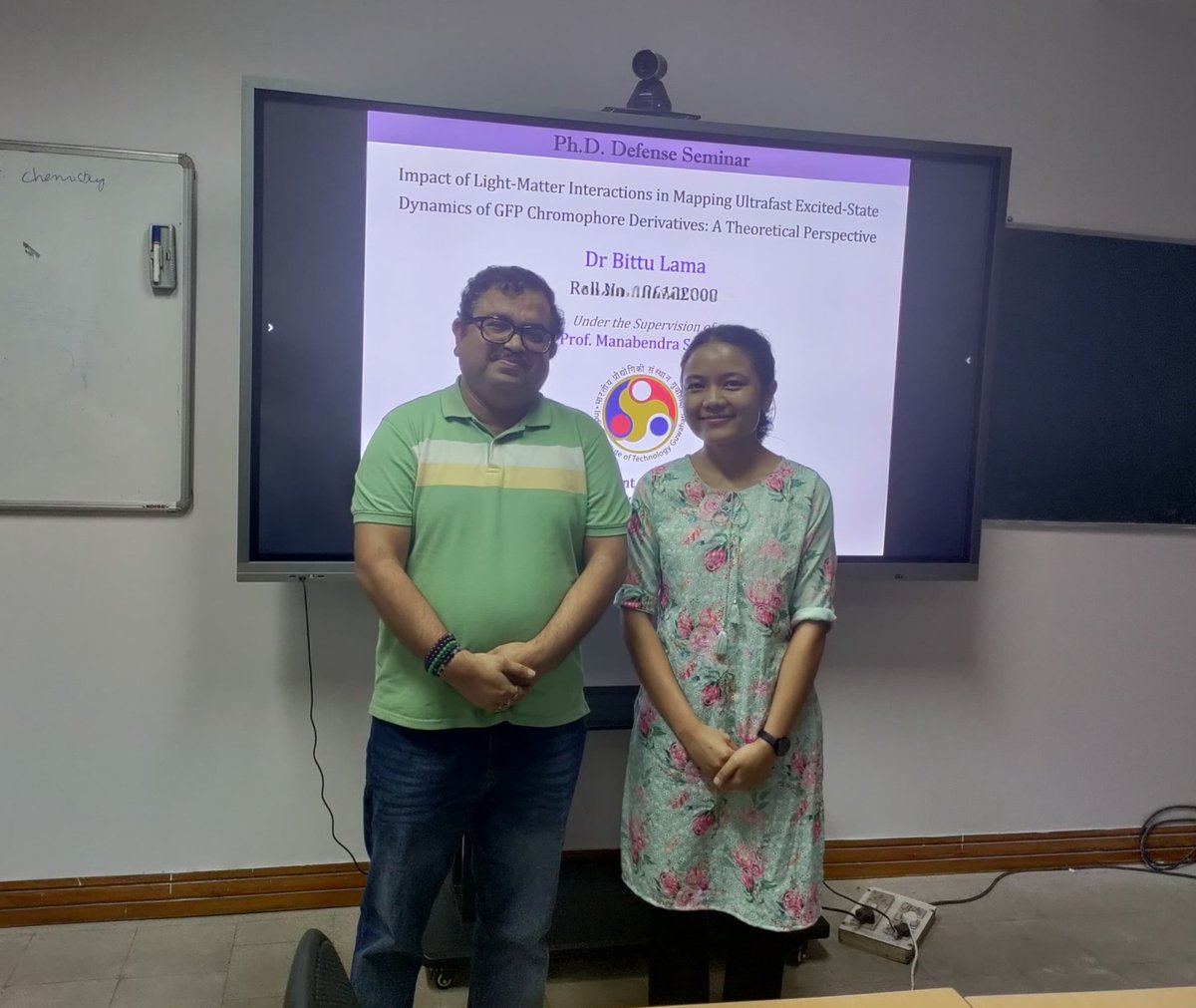 BITTULAMA07's tweet photo. 29.10.2025-Henceforth, Dr. Bittu Lama. Years of hard work, perseverance, and sleepless nights have finally led to this moment. I am profoundly grateful to my supervisor Prof. Manabendra Sarma @manabsarma, for his excellent guidance, support &amp; consistently pushing me throughout. https://t.co/dX9gnkHh8X