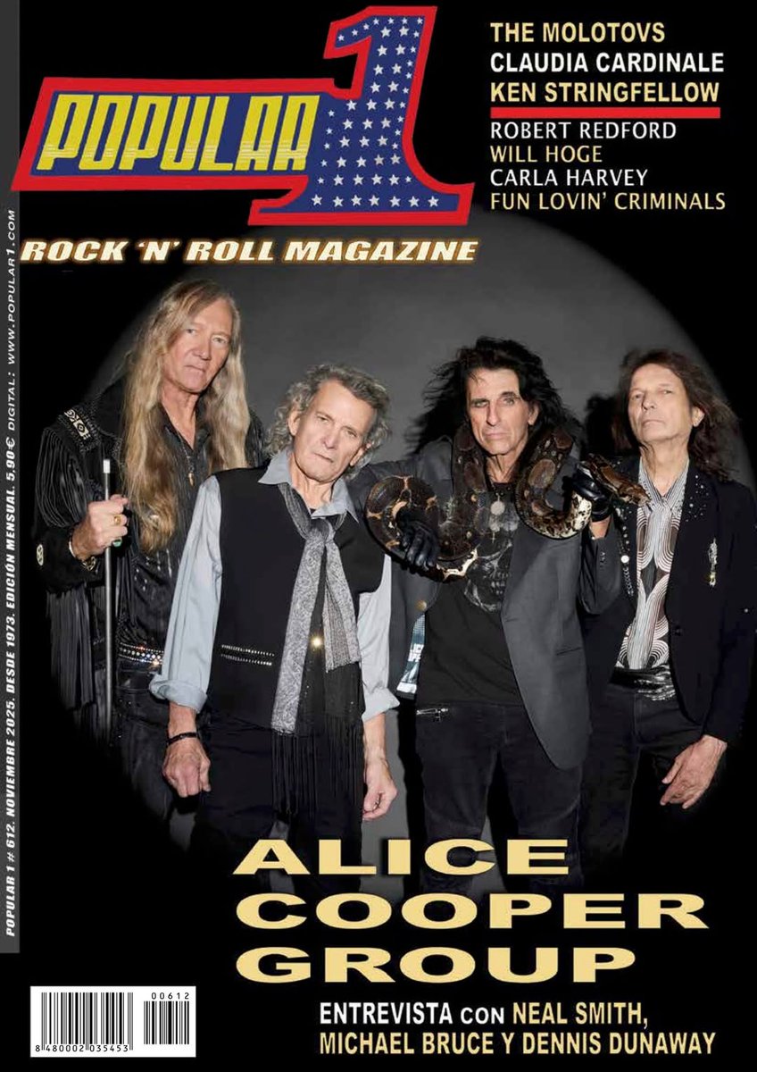 Spanish (and Spanish speaking) friends - there's an in-depth interview with me this month in  <a href="/popular1rockmag/">Popular 1</a> music monthly. Available in the newsstands or can be  digitally purchased online popular1.com
