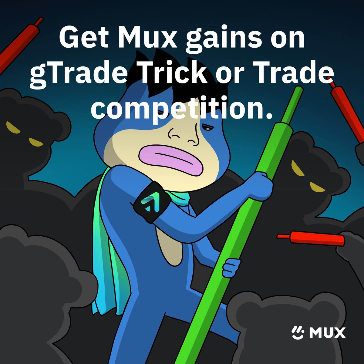 Want a crack at up to $400k in winnings?

Route your MUX trades through <a href="/GainsNetwork_io/">gTrade | Gains Network 🍏</a> this month! 🍏

277 pairs are now open for trading on MUX!

🧵