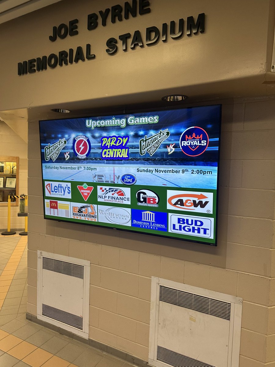 Quiet weekends? Never heard of them.
Cats are back at the Joe Byrne Memorial Stadium!! Let’s pack the rink and make some noise. #GoCatsGo