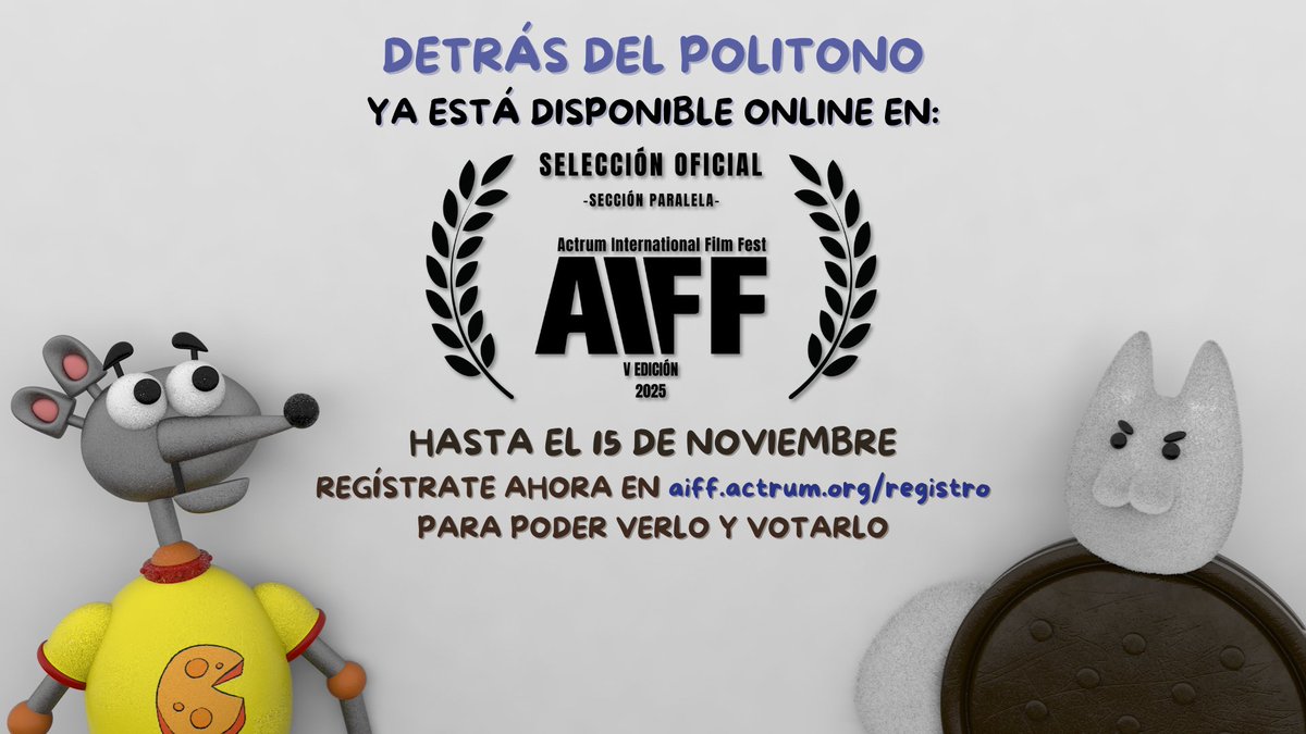 broco_tree's tweet image. #DetrásDelPolitono está disponible online desde HOY hasta el 15 de Noviembre en la plataforma del Actrum International Film Festival... ¡y las votaciones son abiertas al público!

Aquí tenéis un enlace para poder ver y votar el corto: instagram.com/p/DQHq8hSjB9f/…