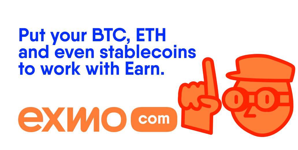 Market’s red — stay calm🧊

While others chase candles, smart traders earn in silence.
Up to 17.5% APY with EXMO Earn — automatic, secure, steady.

Let the market shake. You don’t.
🔗 exmo.com/earn