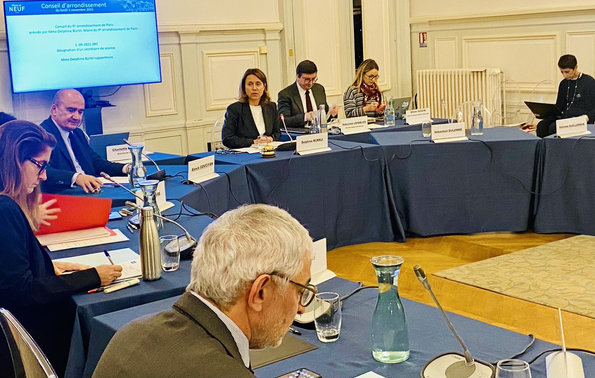 Conseil du 9e consacré à de nombreux sujets dont une communication sur l’attribution des logements sociaux, la pose d’une plaque en mémoire d’Edouard Schneeberg, le vote d’aides financière en faveur des cinémas indépendants du 9e et des associations de commerçants  <a href="/dburkli/">Delphine Bürkli</a>