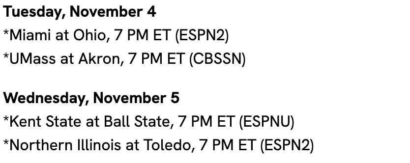 MACSports's tweet photo. It's just so...beautiful. #MACtion 🏈 https://t.co/giiraqSkbG