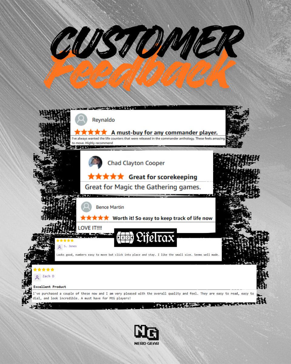 Today is the final day to take advantage of our MASSIVE sale over on nerdgear.gg!
Head over to get massive discounts on all your favorite products, like the LifeTrax Life Counters!

Here is what people are saying about the LifeTrax!

#mtg #edh #commander #dailymtg