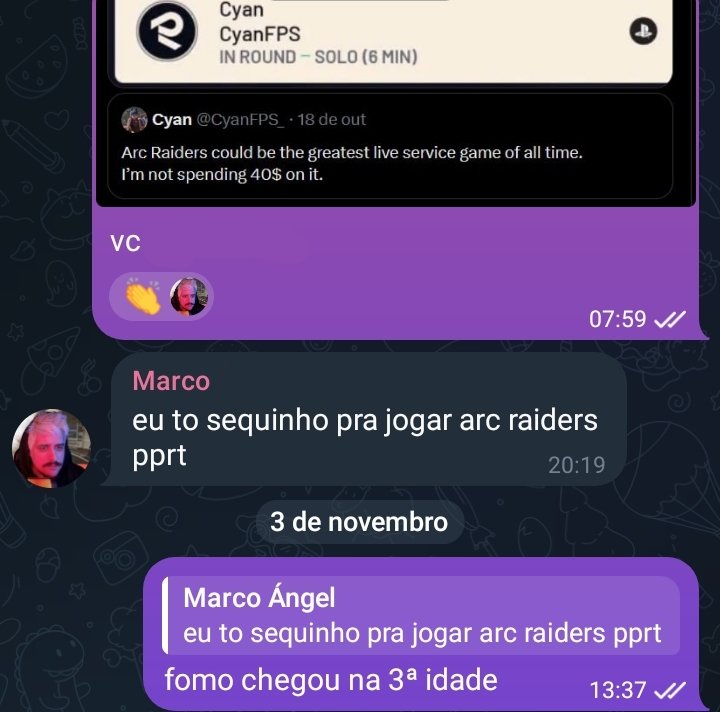 RAM_MITADAS's tweet image. Se rendendo ao FOMO depois de velho